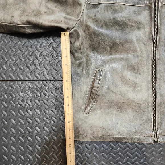 Tan Leather Jacket - Picture 2 of 10